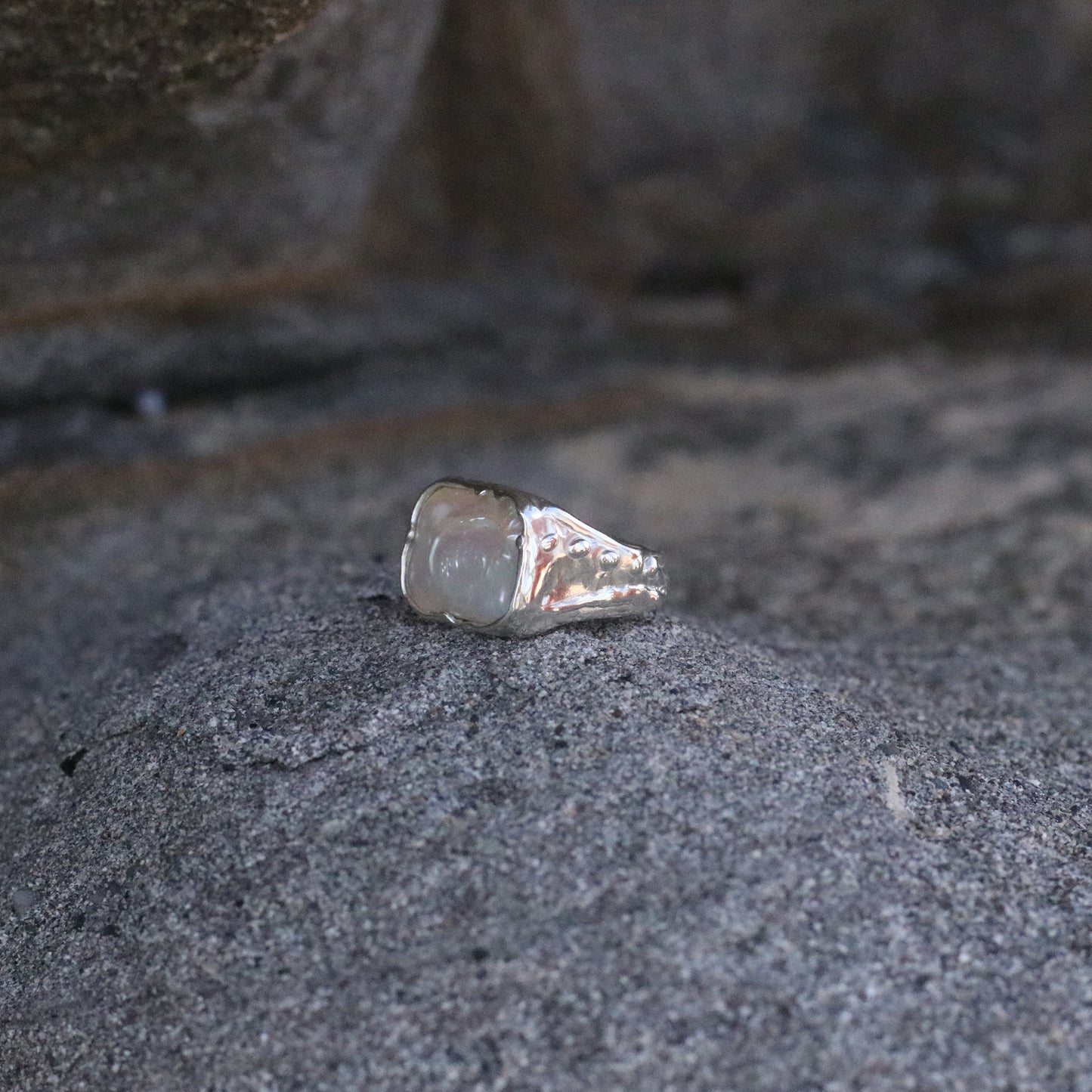 Pearl Chunk Ring
