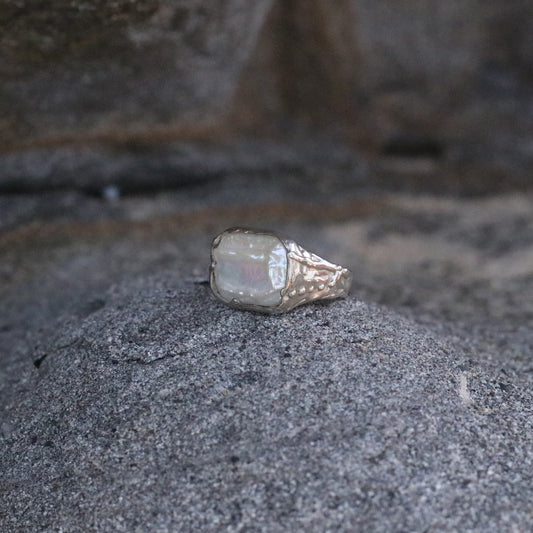 Pearl Chunk Ring 2